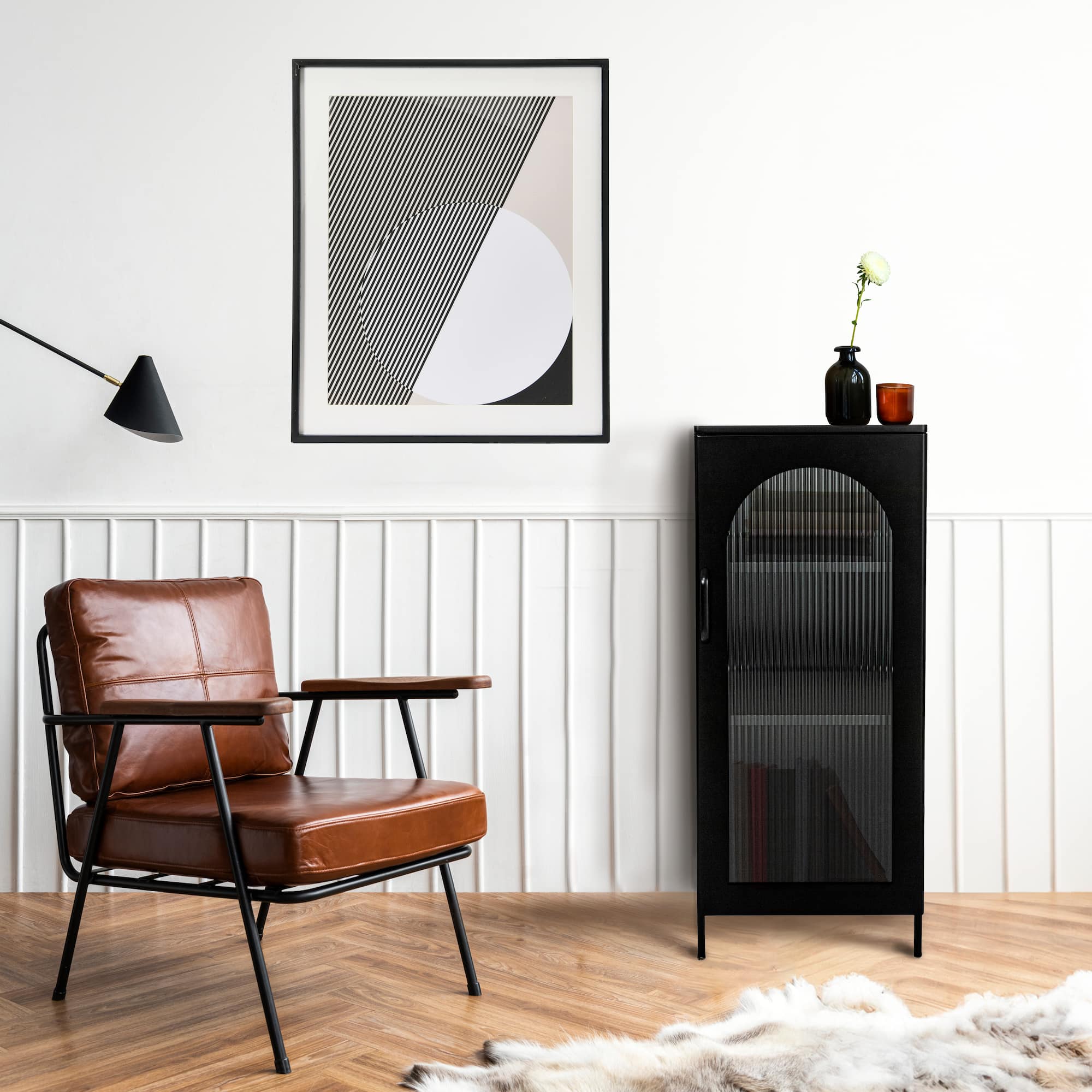 Hello Honey® Framed Abstract Deco Print